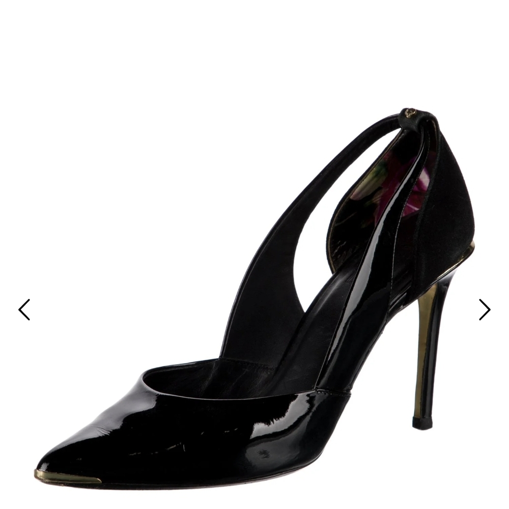 Ted Baker Pumps in Black Patent Leather Sz9 (Fits Like 8.5)
